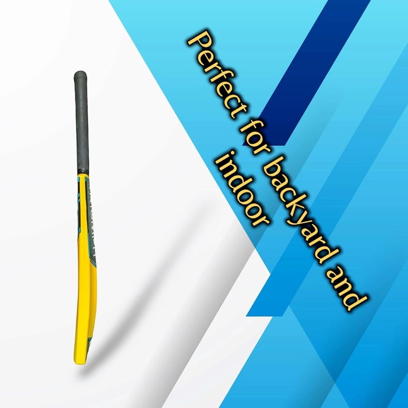 YOOGI Plastic Fiber Cricket Bat for Kids Safe & Sturdy for Indoor/Outdoor Use - Image 4